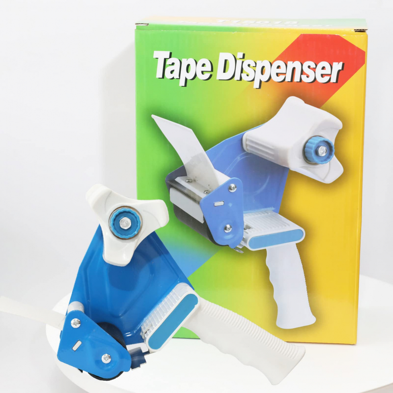 Tape Dispenser For 2&Quot; Tape, Dispenser Gun Seal Packing For Shipping, Moving, Carton And Box Sealing T15008 2 Tape Dispenser For 2&Quot; Tape, Dispenser Gun Seal Packing For Shipping, Moving, Carton And Box Sealing T15008