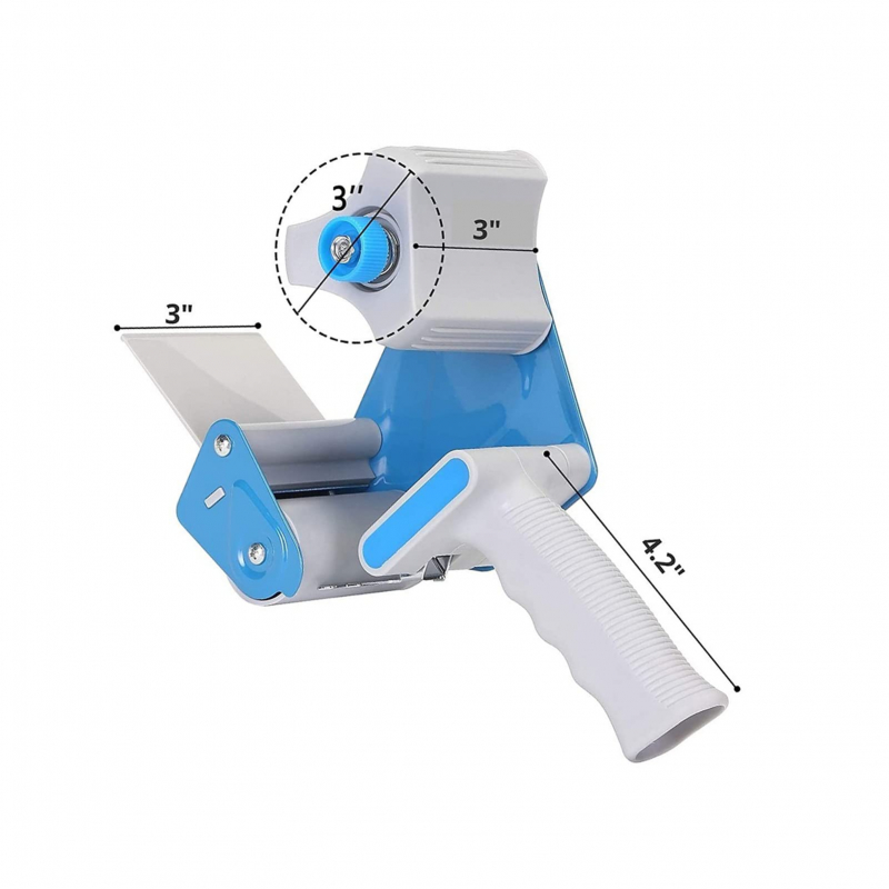 Tape Dispenser For 2&Quot; Tape, Dispenser Gun Seal Packing For Shipping, Moving, Carton And Box Sealing T15008 3 Tape Dispenser For 2&Quot; Tape, Dispenser Gun Seal Packing For Shipping, Moving, Carton And Box Sealing T15008