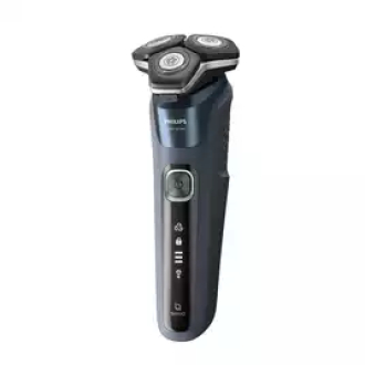 Philips Rechargable Touch Shaver Wet & Dry, SkinIQ Technology, Close-Cut and 360° Flex Shaving Heads, Li-ion Battery, 60min Run Time on 1hr Charge S5885