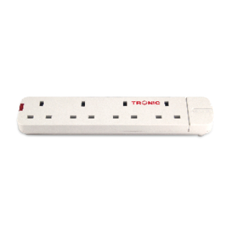 Tronic 4 Way Extension Socket