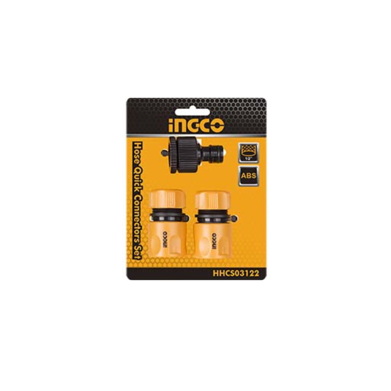 Ingco 3Pcs Hose Quick Connectors Set Hhcs03122 2 Ingco 3Pcs Hose Quick Connectors Set Hhcs03122