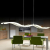 Tronic Modern Acrylic LED Wave Pendant Light