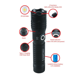 Tronic Zoomable LED Torch