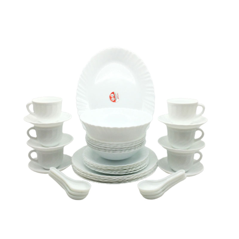 La Opala Dinner Set White Classique 38 Pieces Lc038 3 La Opala Dinner Set White Classique 38 Pieces Lc038