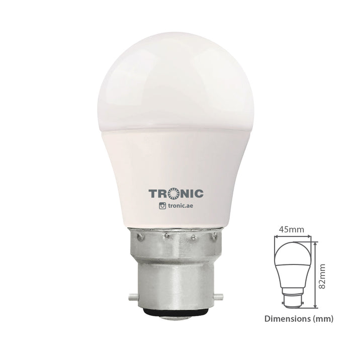 Tronic 6 Watts Golf Daylight Led B22 (Pin) Bulb 2 Tronic 6 Watts Golf Daylight Led B22 (Pin) Bulb