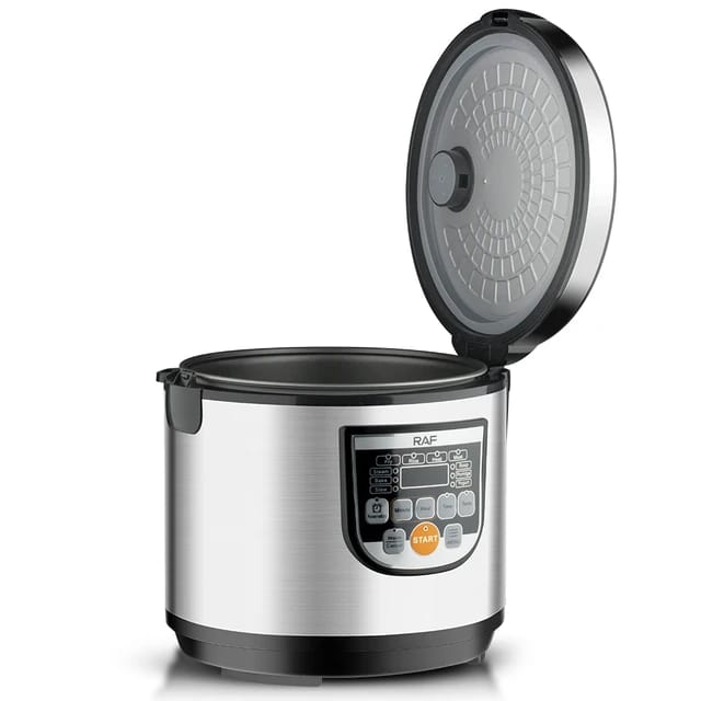 Raf Rice Cooker 5L 900W, Multi Function Menu, Constant Temperature, 24 Hour Timer, Fry, Heat, Steam, Bake &Amp; Stew R.178 9 Raf Rice Cooker 5L 900W, Multi Function Menu, Constant Temperature, 24 Hour Timer, Fry, Heat, Steam, Bake &Amp; Stew R.178