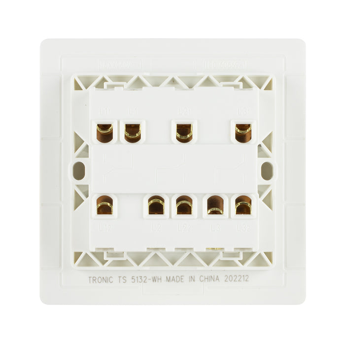 Tronic 3 Gang 2 Way Switch 5 Tronic 3 Gang 2 Way Switch
