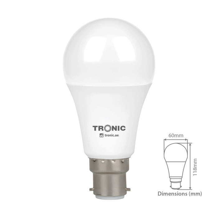 Tronic 12 Watts Led B22 (Pin) Bulb 4 Tronic 12 Watts Led B22 (Pin) Bulb