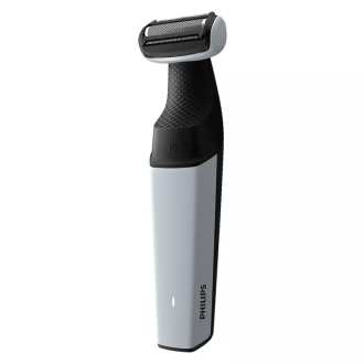 Philips Cordless Bodygroom & Intimate Areas Trimmer, Clinically Tested for Sensitive Skin, 40 min Runtime, Bi-directional Trimmer and 3mm Comb Series 3000 BG3007
