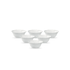 La Opala Soup Bowl 6pcs Classique White 125mm/6cm LC125