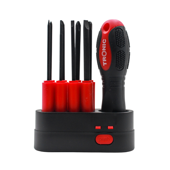 Tronic 8 In 1 Screw Driver Set (8 Pcs Bits) 6 Tronic 8 In 1 Screw Driver Set (8 Pcs Bits)