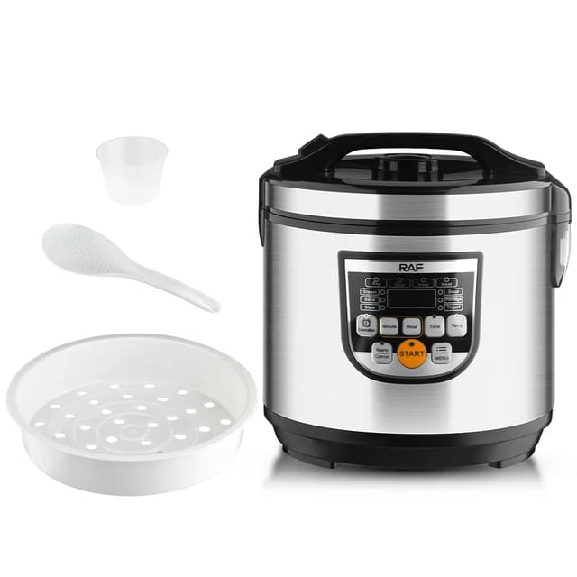 Raf Rice Cooker 5L 900W, Multi Function Menu, Constant Temperature, 24 Hour Timer, Fry, Heat, Steam, Bake &Amp; Stew R.178 3 Raf Rice Cooker 5L 900W, Multi Function Menu, Constant Temperature, 24 Hour Timer, Fry, Heat, Steam, Bake &Amp; Stew R.178