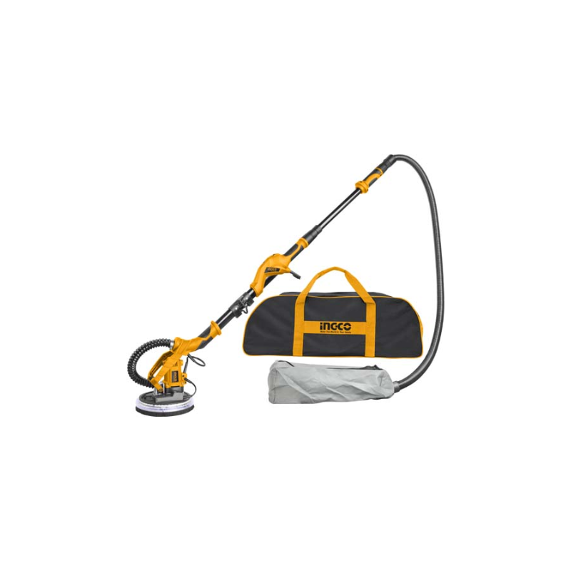 Ingco Drywall Sander 1050W With Integrated Work Light, 12Pcs Sand Papers Dws10501 1 Ingco Drywall Sander 1050W With Integrated Work Light, 12Pcs Sand Papers Dws10501