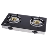 Von Table Top 2 Brass Burner, Glass VCT2BWGG