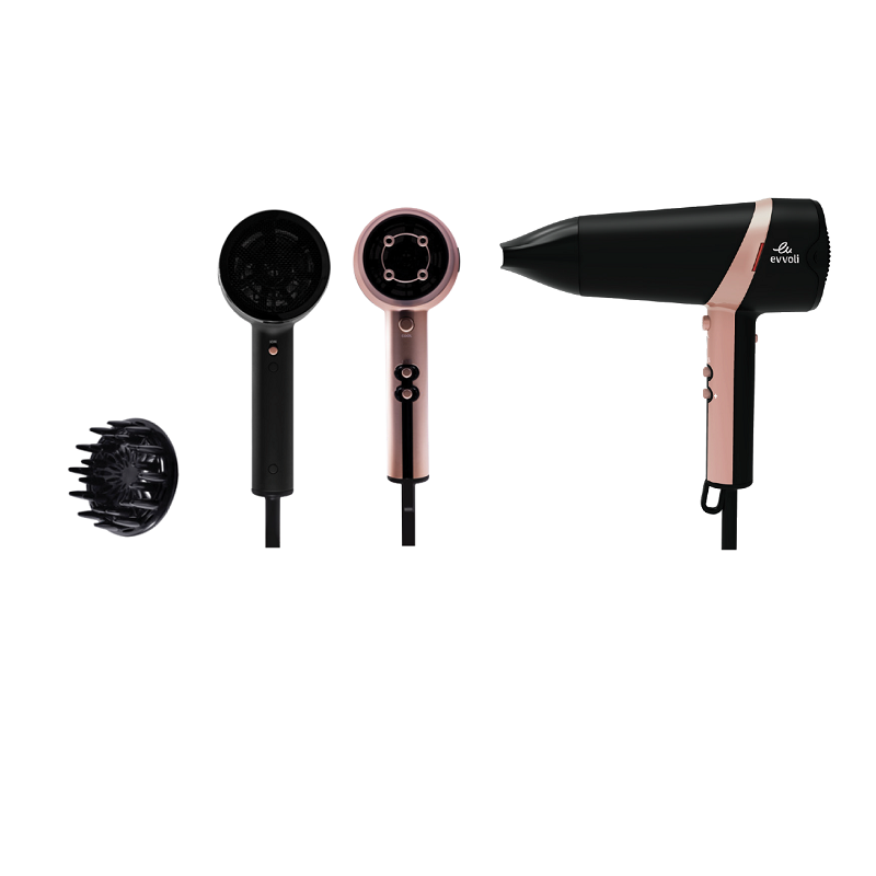 Evvoli Hair Dryer 2300W With 2 Speeds &Amp; 3 Setting Evhc-Hd2300R 4 Evvoli Hair Dryer 2300W With 2 Speeds &Amp; 3 Setting Evhc-Hd2300R