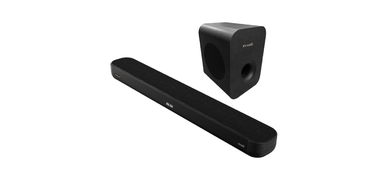 Evvoli 2.1Ch Soundbar With Wireless Subwofer Bluetooth And Led Display 320W Black Sb321B 2 Evvoli 2.1Ch Soundbar With Wireless Subwofer Bluetooth And Led Display 320W Black Sb321B