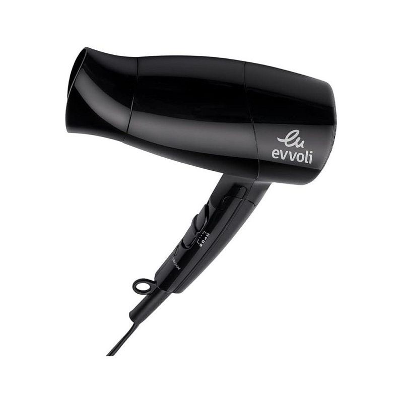 Evvoli Hair Dryer 1500W With 4 Speeds, Foldable Handle Black Evhc-Hd1500B 1 Evvoli Hair Dryer 1500W With 4 Speeds, Foldable Handle Black Evhc-Hd1500B