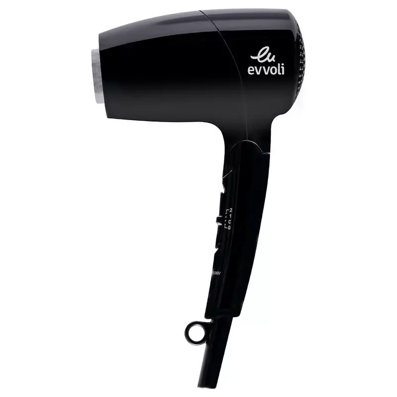 Evvoli Hair Dryer 1500W With 4 Speeds, Foldable Handle Black Evhc-Hd1500B 3 Evvoli Hair Dryer 1500W With 4 Speeds, Foldable Handle Black Evhc-Hd1500B