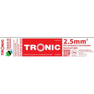 Tronic 2.5mm 3 Core Flexible Cable