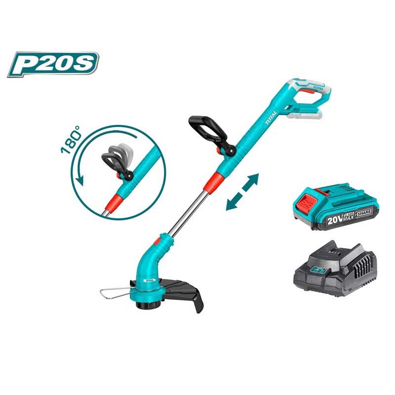 Total Grass/Bush Trimmer 20V Li-Ion Tgtli2001 1 Total Grass/Bush Trimmer 20V Li-Ion Tgtli2001