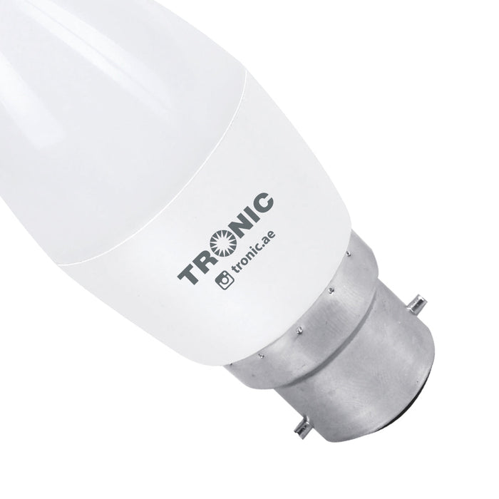 Tronic 7 Watts Candle Led Warm White B22 (Screw) Bulb 3 Tronic 7 Watts Candle Led Warm White B22 (Screw) Bulb