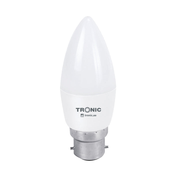 Tronic 7 Watts Candle Led Warm White B22 (Screw) Bulb 1 Tronic 7 Watts Candle Led Warm White B22 (Screw) Bulb