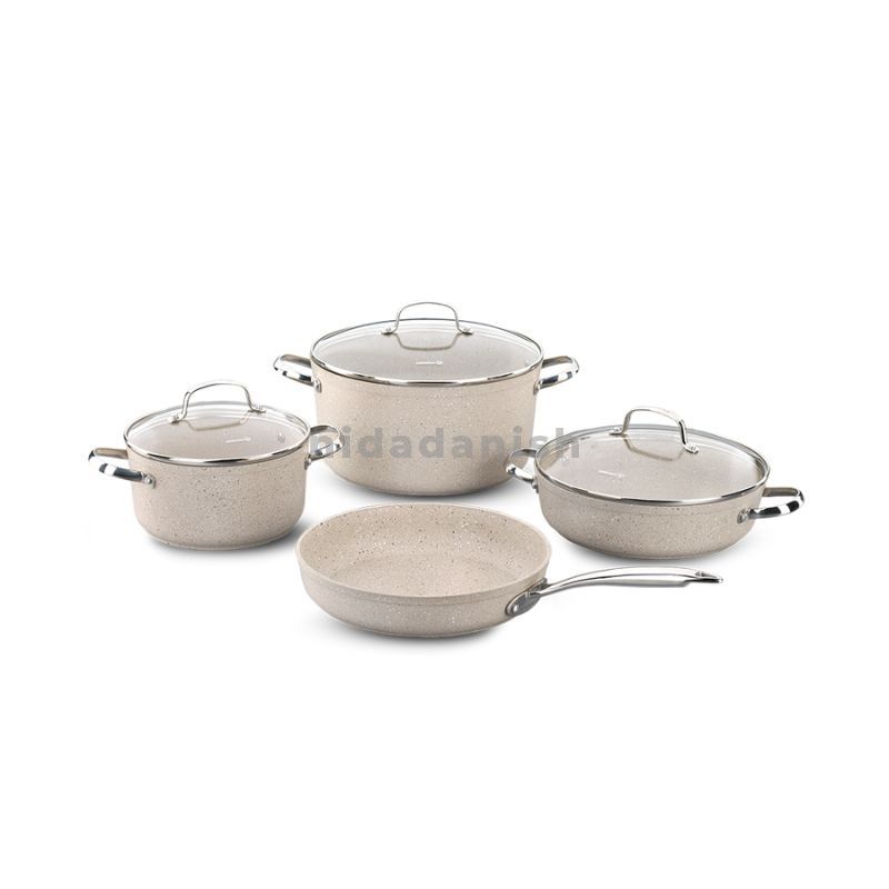 Korkmaz Granita Alu 7Pcs Cookware Set A1272 1 Korkmaz Granita Alu 7Pcs Cookware Set A1272