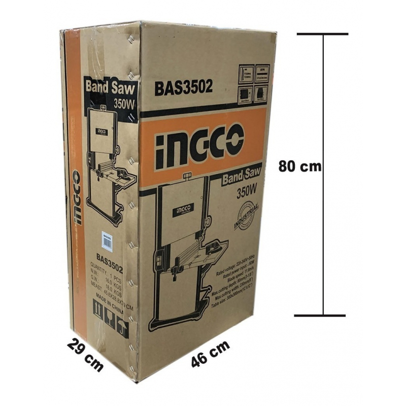Ingco Band Saw 350W 11.6M With 6Tpi Blade Teeth Bas3502 2 Ingco Band Saw 350W 11.6M With 6Tpi Blade Teeth Bas3502
