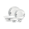 La Opala Dinner Set Mystrio Black Classique 20 Pieces LM020