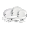 La Opala Dinner Set Mystrio Black Classique 44 Pieces LM044