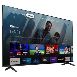 Sony 55" LED 4K HDR Smart Google TV, Triluminos Display, Dolby Vision & Atmos, Motionflow XR Technology, 4K X-Reality Pro, Bravia Cam with Gesture Control, Bezel Design KD-55X80K