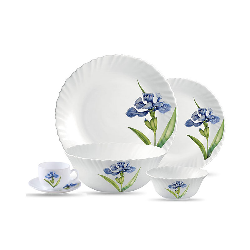 La Opala Dinner Set Royal Iris Classique 20 Pieces Lr020 1 La Opala Dinner Set Royal Iris Classique 20 Pieces Lr020