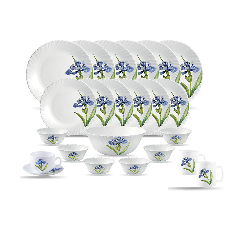 La Opala Dinner Set Royal Iris Classique 47 Pieces Lr047 1 La Opala Dinner Set Royal Iris Classique 47 Pieces Lr047