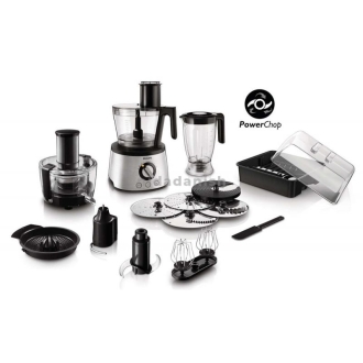 Philips Food Processor 1000W Blender Jar 1.5L & Bowl 3.4L Advanced 30+ Functions HR7778