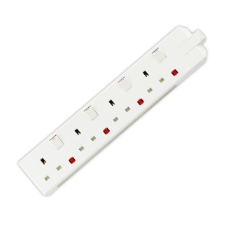 Tronic 4 Way Extension Cord with Neon  EC 4954