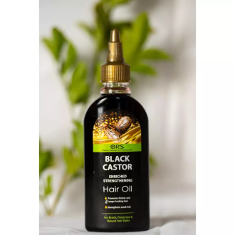 Ors Black Castor Hair Oil Enriched Strengthening, keeps the Scalp Moistured, Promotes Thicker and Longer Hair, Strengthens Weak Hair 100ml ORSBCHO100