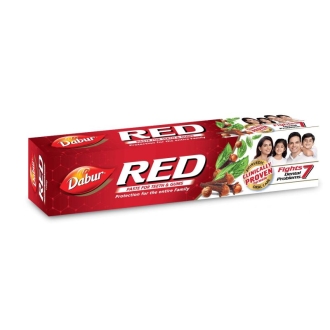 Dabur Toothpaste 200g with Brush Red (Pack of 6) DRPB200