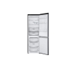 LG Refrigerator 374L Bottom Freezer with Inverter Linear Compressor Matte Black GCB459NQDZ