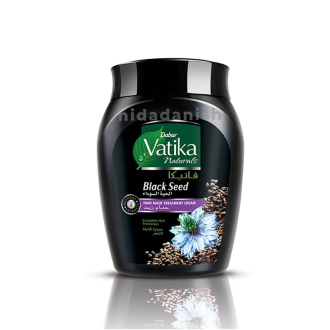 Vatika Hot Oil Treatment Complete Protection, for Damaged Hair, Black Seed-Habba Sauda 1KG (Pack of 3)