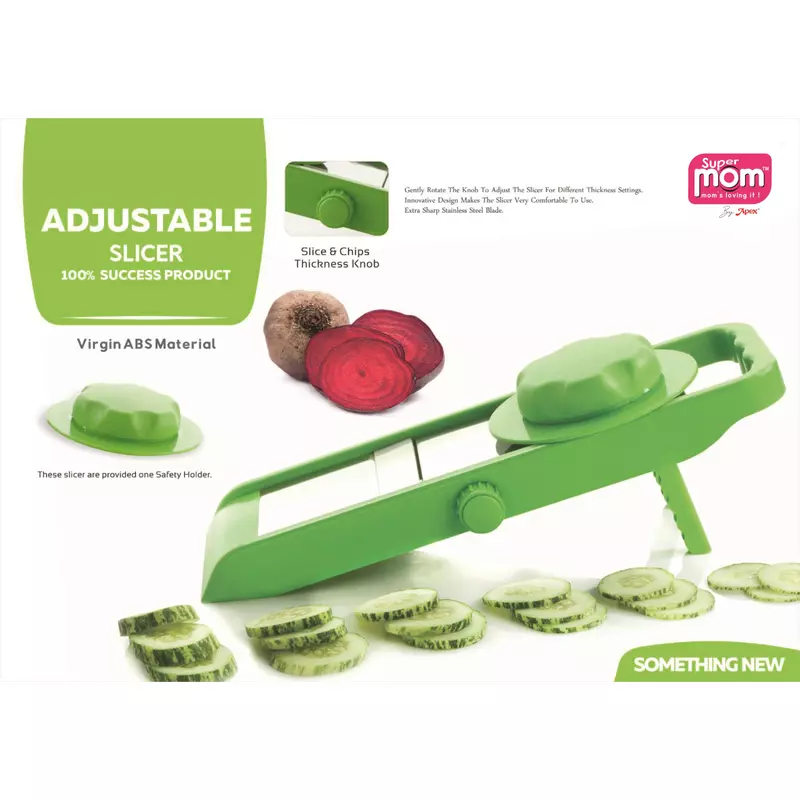 Supermom Adjustable Slicer Stainless Steel Blade Different Thickness Settings 572655 2 Supermom Adjustable Slicer Stainless Steel Blade Different Thickness Settings 572655
