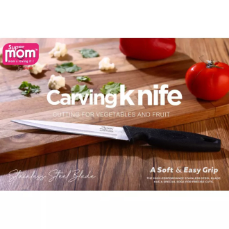 Supermom Carving Knife 11 inch Plastic Handle with Stainless Steel Blade 572945