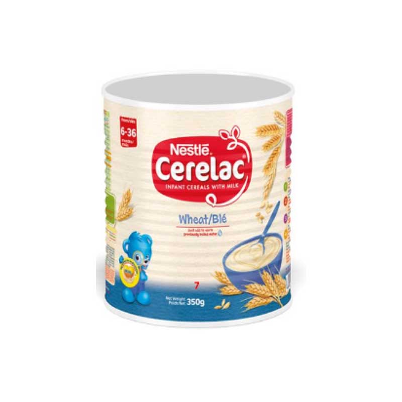 Nestle Cerelac Infant Cereal With Milk, Wheat, Contains High Level Of Iron, 350G - Set Of 3 Pcs 1 Nestle Cerelac Infant Cereal With Milk, Wheat, Contains High Level Of Iron, 350G