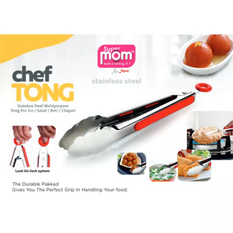 Supermom Chef Tong Stainless Steel with Locking System 571511