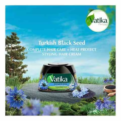 Vatika Hair Cream Black Seed 140Ml (Pack Of 3) 3 Vatika Hair Cream Black Seed 140Ml (Pack Of 3)
