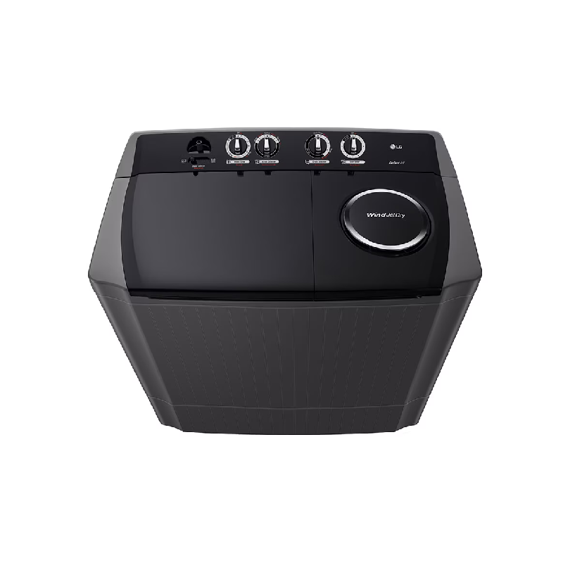 Lg Twin Tub Washing Machine 18Kg - Manual Washer With Roller Jet Pulsator, 3 Wash Programs, Wind Jet Dry, P2061Rwpt. 12 Lg Washing Machine 18Kg Twintub Manual Washer With Roller Jet Pulsator, 3 Wash Program, Wind Jet Dry P2061Rwpt