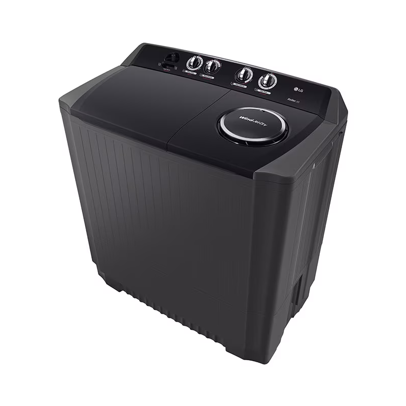 Lg Twin Tub Washing Machine 18Kg - Manual Washer With Roller Jet Pulsator, 3 Wash Programs, Wind Jet Dry, P2061Rwpt. 10 Lg Washing Machine 18Kg Twintub Manual Washer With Roller Jet Pulsator, 3 Wash Program, Wind Jet Dry P2061Rwpt