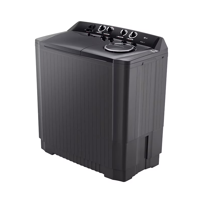 Lg Twin Tub Washing Machine 18Kg - Manual Washer With Roller Jet Pulsator, 3 Wash Programs, Wind Jet Dry, P2061Rwpt. 3 Lg Washing Machine 18Kg Twintub Manual Washer With Roller Jet Pulsator, 3 Wash Program, Wind Jet Dry P2061Rwpt