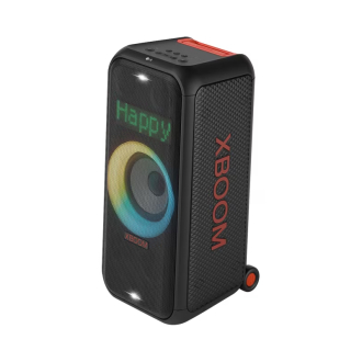 LG XBOOM Party Bluetooth Speaker 250W with Lighting, Telescopic Handle & Wheels, 20Hrs Battery, IPX4, Sound Boost XL7S