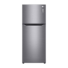 LG Refrigerator 234L Double Door, Top Freezer with Inverter Linear Compressor, Multi Air Flow Silver GC-252SLBB