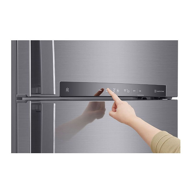 Lg Refrigerator 509L Double Door, Top Freezer With Inverter Linear Compressor, Door Cooling+™, Linear Cooling, Wifi, Thinq Gn-F702Hlhu 9 Lg Refrigerator 509L Double Door, Top Freezer With Inverter Linear Compressor, Door Cooling+™, Linear Cooling, Wifi, Thinq Gn-F702Hlhu